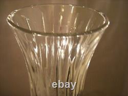 Contemporary Cut Crystal Vase 12 Tall