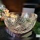 Crystal Bowl Centerpiece Vase Poland Crafted Flower Cut Crystal Fruit Bowl