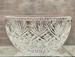 Crystal Bowl Centerpiece Vase Poland Crafted Flower Cut Crystal Fruit Bowl