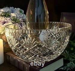 Crystal Bowl Centerpiece Vase Poland Crafted Flower Cut Crystal Fruit Bowl