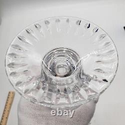 Crystal Cut Glass Chalice Trumpet VASE Handcut by Nachtman 16 pt. Hobstar 11 T