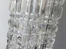 Cut Crystal Vase Collectible Hand Cut Clear Lead Crystal Vase