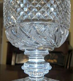 Cut Glass Celery Vase Antique American Anglo-Irish Cut Crystal 19th Century