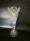 Dorflinger American Brilliant Cut Glass 12 Trumpet Vase, C. 1900 Val Lambert