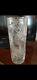 Dresden Crystal Vase With Very Elaborate Cut Design! 12 Inches Tall. Heavy