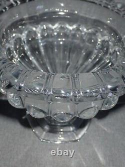 EAPG 8 Boston & Sandwich Glass Floriform Compote Urn Hexagonal Footed Bowl