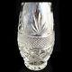 Edinburgh Vase Hand Cut Crystal 7 Tall New Never Sold Made In Scotland