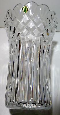 EXCELLENT House of Waterford Crystal ROMANCE OF IRELAND Irish Lace Vase 10
