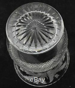 Edinburgh Crystal Cut Thistle 8 Inch Heavy Vase