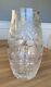 Exquisite Crystal Bouquet Flower Vase Brilliant Etched Art Deco Clear Cut