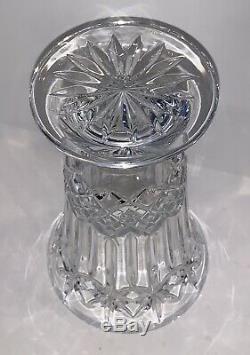 Exquisite Large Signed Waterford Crystal Beautifully Cut 10 Vase