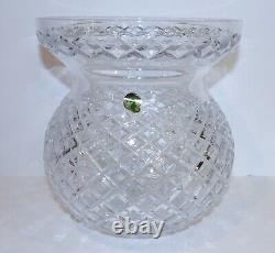 Exquisite Large Waterford Crystal Beautifully Cut & Shaped 9 Vase 9 Pounds