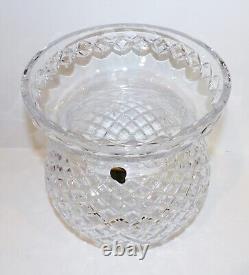 Exquisite Large Waterford Crystal Beautifully Cut & Shaped 9 Vase 9 Pounds