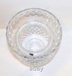 Exquisite Large Waterford Crystal Beautifully Cut & Shaped 9 Vase 9 Pounds