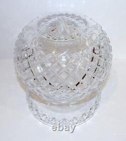 Exquisite Large Waterford Crystal Beautifully Cut & Shaped 9 Vase 9 Pounds