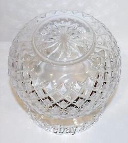 Exquisite Large Waterford Crystal Beautifully Cut & Shaped 9 Vase 9 Pounds