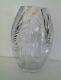 Fifth Avenue Crystal Ltd Deep Cut Deco Style Heavy Crystal Vase Made In Poland