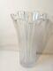 Fifth Avenue Crystal Ltd Deep Cut Deco Style Heavy Crystal Vase Made In China
