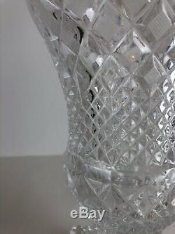 Fine Hand Cut Crystal Candy Jar, Canister, Biscuit Cookie Container. Exc. HTF
