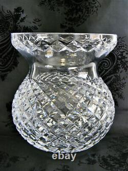 GORGEOUS LARGE WATERFORD CRYSTAL BOUQUET 9 VASEAcid Etched SignedMaster Cut