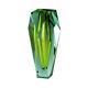 Gema Vase Alexandrite Reseda Moser Hand-cut Crystal Glass L4¼'' X W4¼'' X H10