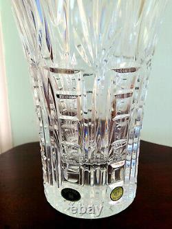 Gorgeous %24 Pbo Bohemia Lead Crystal Vase in excellent Condition & Cut