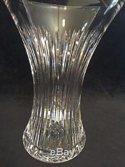 Gucci Cut Crystal Glass Vase, 7 7/8 Tall x 5 Diameter, 2.4 Lbs Weight