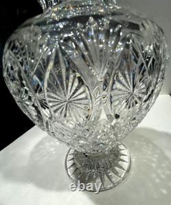 HOUSE OF WATERFORD CRYSTAL MASTER CUTTER Vase 12 Made in IRELAND #