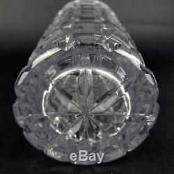 Haida / Steinschönau Kristall Vase Cut Crystal Glass Böhmen / Bohemia ca 1920