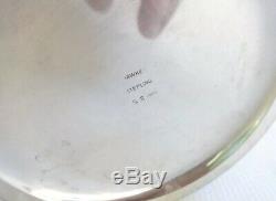 Hawkes Classic Urn Cut Crystal Sterling Silver 9 Vase