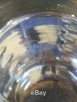 Hawkes Cut Glass Signed Vase 14 Tall Trumpet Vase THIN CRYSTAL GLASS Antique