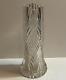 Heavy Lead Crystal Abp American Brilliant Cut Glass Vintage Period 11'' Vase