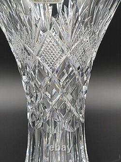 Heritage Irish Crystal TRELLIS 9 Flower Vase STUNNING NIB