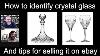 How To Identify Crystal Glass And Sell It On Ebay