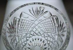 Huge 24 Galway Crystal Vase Covered Urn Trophy Cut Irish Glass Ireland Lead