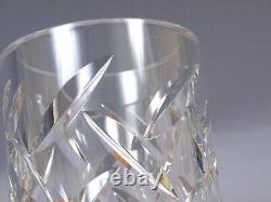 Kosta Boda Lead Crystal Cut Glass Vase by Goran Warff LARGE Signed