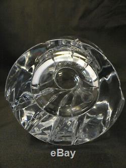 LARGE Lenox Hand Cut Lead Crystal Glass Vase signed 9 3/4 C4-4