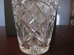 LARGE WEXFORD INTRICATE CUT LIMITED EDITION WATERFORD VASE 77/400 made IRELAND