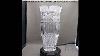 Large Cut Crystal Vase 12 Tall Auction Closes October 27