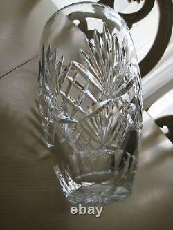 Large Rogaska Cut Glass Crystal Vase