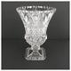 Lead Crystal Glass Vase Hand Cut 9 Tall Vintage Euc