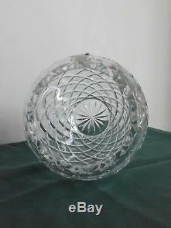 Lead crystal vase hand cut made in Poland for the Bramor collection As new