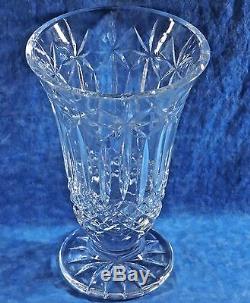 Lg. 10 Waterford BALMORAL Irish Cut Crystal Centerpiece Vase- Marked- Minty