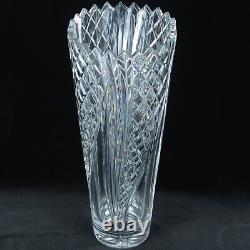 MIKASA 16 Elite PAGEANT Pattern Crystal Vase over 11 lbs
