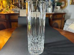 Magnificent WATERFORD CRYSTAL Lismore 12 Straight Vase, Collectible, MINT