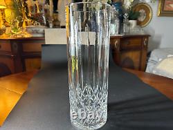 Magnificent WATERFORD CRYSTAL Lismore 12 Straight Vase, Collectible, MINT