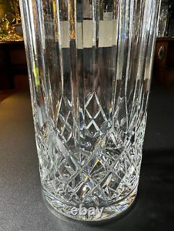 Magnificent WATERFORD CRYSTAL Lismore 12 Straight Vase, Collectible, MINT