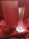 New Nib Flawless Exceptional Baccarat Art Glass Crystal Bouquet Cut Bud Vase