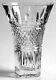 New Waterford Irish Lace 8'crystal Vase Nib Mint Ireland Free Shipping