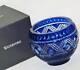 Nibwt Waterford Lead Crystal Cobalt Blue Cased Cut To Clear 6 Bowl